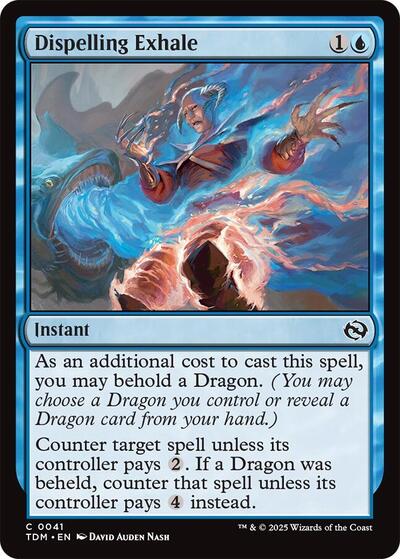 Dispelling Exhale (Tarkir: Dragonstorm) Near Mint Foil