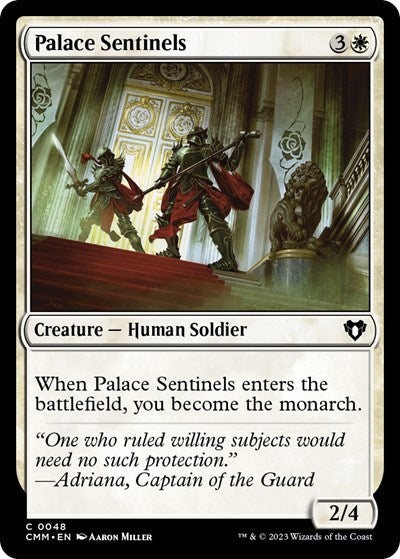 Palace Sentinels (Commander Masters) Light Play Foil