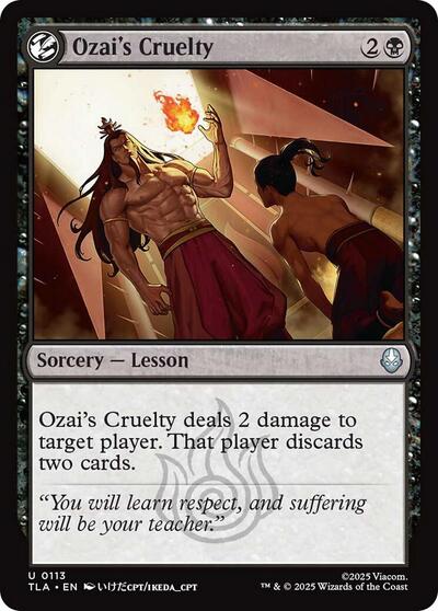 Ozai's Cruelty (Avatar: The Last Airbender) Near Mint Foil