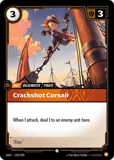 Crackshot Corsair (Origins) Near Mint Foil