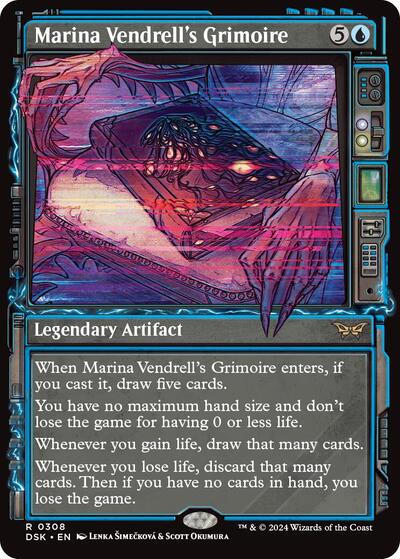 Marina Vendrell's Grimoire (Showcase) (Duskmourn: House of Horror) Near Mint