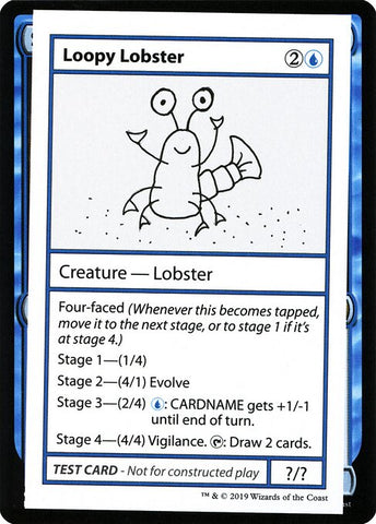 Loopy Lobster (No PW Symbol) (Mystery Booster Test Print 2021) Near Mint
