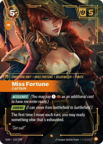 Miss Fortune Captain (Origins) Near Mint Foil