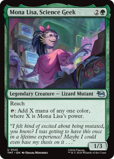 Mona Lisa, Science Geek (Teenage Mutant Ninja Turtles) Near Mint