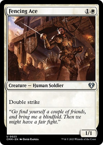 Fencing Ace (Commander Masters) Near Mint Foil