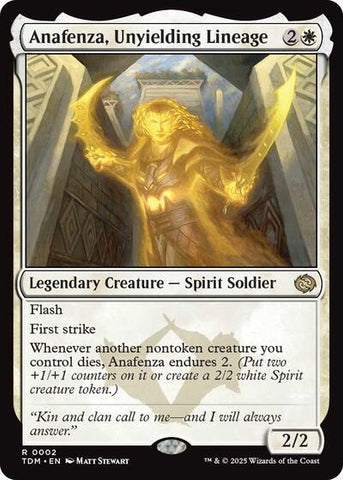 Anafenza, Unyielding Lineage (Tarkir: Dragonstorm) Near Mint Foil
