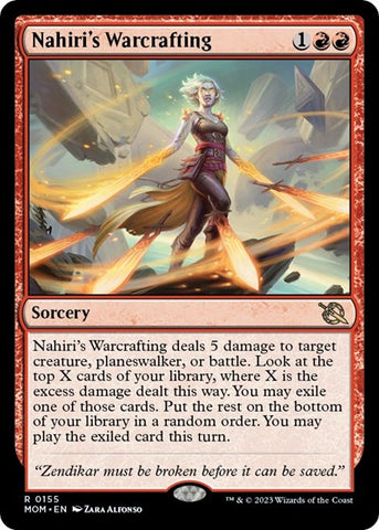 Nahiri's Warcrafting (March of the Machine) Near Mint