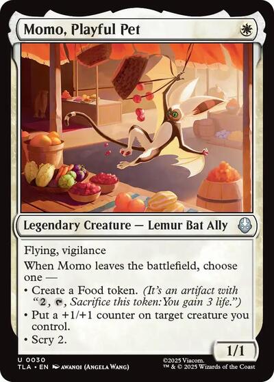 Momo, Playful Pet (Avatar: The Last Airbender) Near Mint Foil