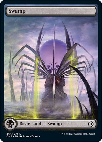 Swamp (264) - Full Art (Phyrexia: All Will Be One) Near Mint