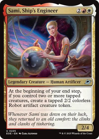 Sami, Ship's Engineer (Edge of Eternities) Near Mint Foil