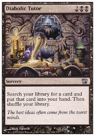 Diabolic Tutor (8th Edition) Near Mint