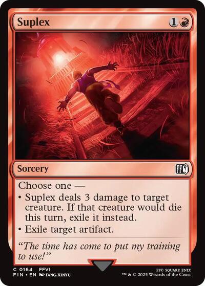 Suplex (Universes Beyond: FINAL FANTASY) Near Mint Foil