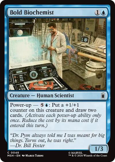 Bold Biochemist (Marvel Super Heroes) Near Mint Foil