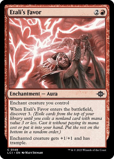 Etali's Favor (The Lost Caverns of Ixalan) Near Mint Foil