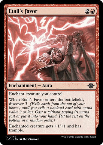 Etali's Favor (The Lost Caverns of Ixalan) Near Mint Foil