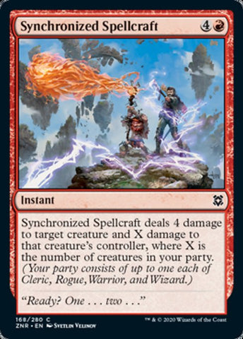Synchronized Spellcraft (Zendikar Rising) Near Mint Foil