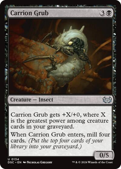 Carrion Grub (Commander: Duskmourn: House of Horror) Near Mint