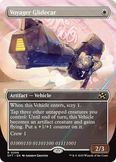 Voyager Glidecar (Borderless) (Aetherdrift) Near Mint