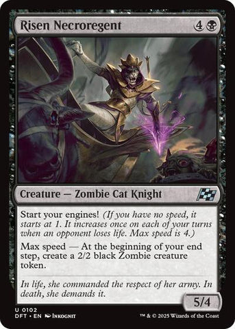 Risen Necroregent (Aetherdrift) Near Mint Foil