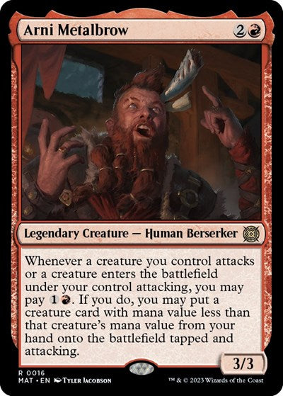 Arni Metalbrow (March of the Machine: The Aftermath) Near Mint Foil