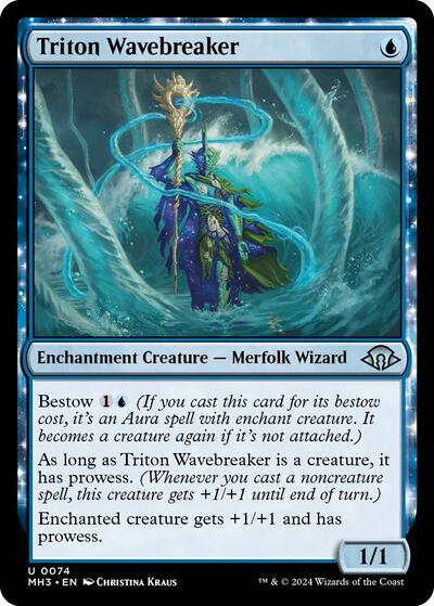 Triton Wavebreaker (Modern Horizons 3) Near Mint Foil