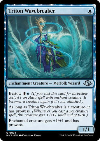 Triton Wavebreaker (Modern Horizons 3) Near Mint Foil
