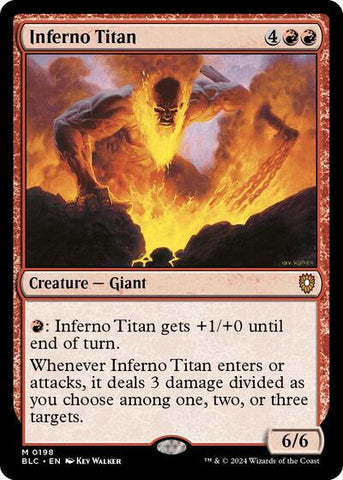 Inferno Titan (Commander: Bloomburrow) Near Mint