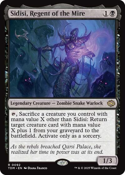 Sidisi, Regent of the Mire (Tarkir: Dragonstorm) Near Mint