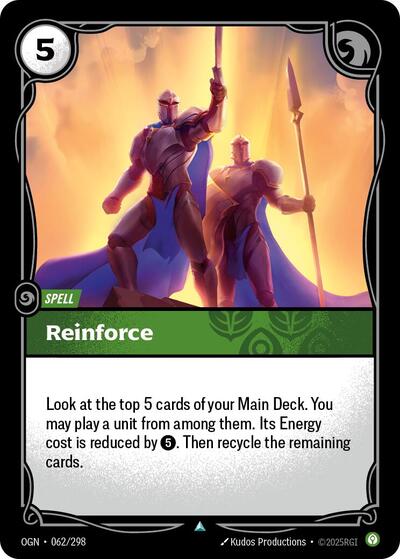Reinforce (Origins) Near Mint Foil