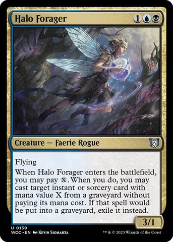 Halo Forager (Commander: Wilds of Eldraine) Near Mint