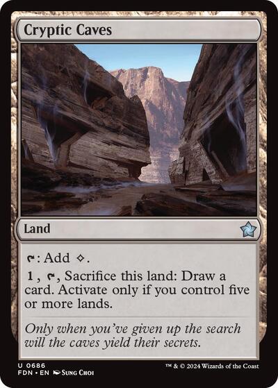 Cryptic Caves (Foundations) Near Mint