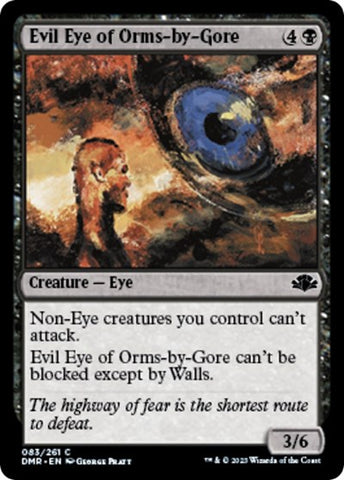Evil Eye of Orms-by-Gore (Dominaria Remastered) Near Mint Foil