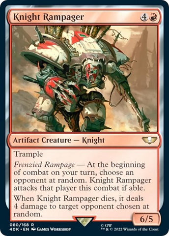 Knight Rampager (Universes Beyond: Warhammer 40K) Near Mint
