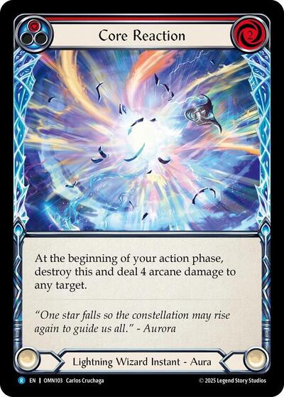 Core Reaction (Red) (Omens of the Third Age) Near Mint Foil