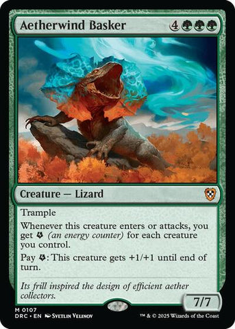 Aetherwind Basker (Commander: Aetherdrift) Near Mint