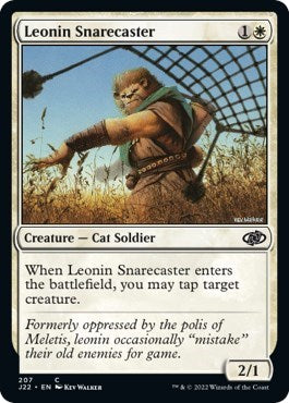 Leonin Snarecaster (Jumpstart 2022) Near Mint