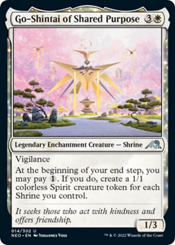 Go-Shintai of Shared Purpose (Kamigawa: Neon Dynasty) Near Mint Foil