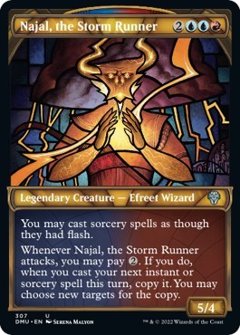 Najal, the Storm Runner (Showcase) (Dominaria United) Near Mint