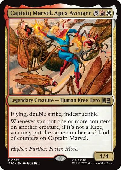 Captain Marvel, Apex Avenger (Commander: Marvel Super Heroes) Near Mint