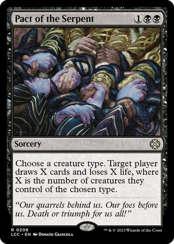Pact of the Serpent (Commander: The Lost Caverns of Ixalan) Near Mint