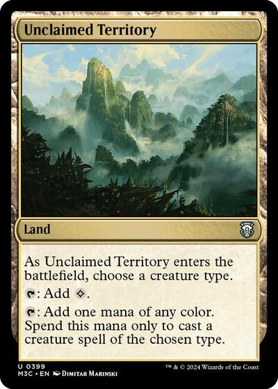 Unclaimed Territory (Commander: Modern Horizons 3) Near Mint