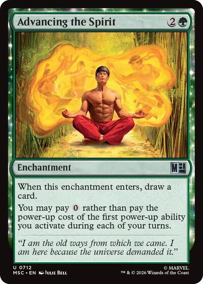 Advancing the Spirit (Commander: Marvel Super Heroes) Near Mint Foil