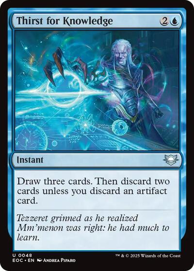 Thirst for Knowledge (Commander: Edge of Eternities) Near Mint