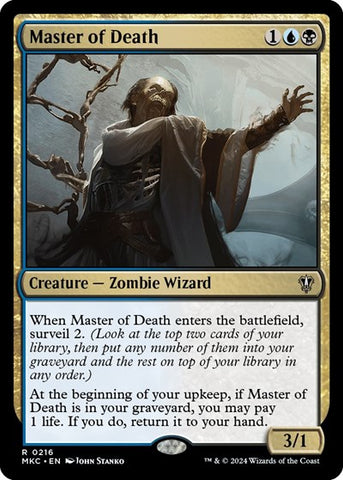 Master of Death (Commander: Murders at Karlov Manor) Near Mint