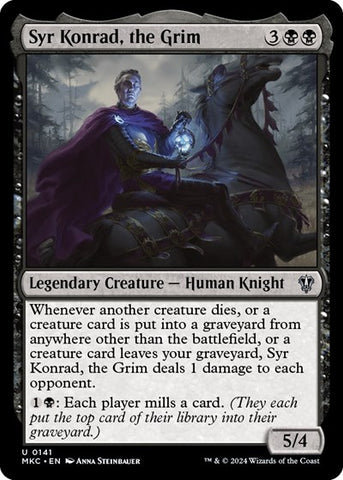 Syr Konrad, the Grim (Commander: Murders at Karlov Manor) Near Mint