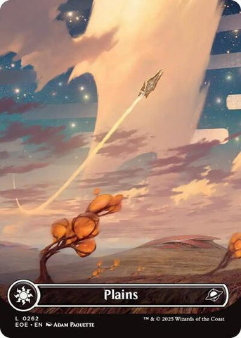 Plains (0262) (Borderless) (Edge of Eternities) Near Mint Foil