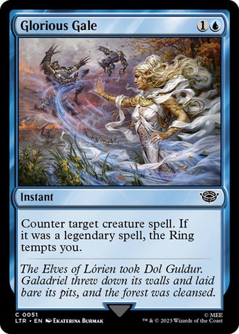 Glorious Gale (Universes Beyond: The Lord of the Rings: Tales of Middle-earth) Near Mint Foil