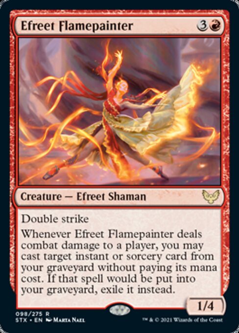Efreet Flamepainter (Strixhaven) Near Mint