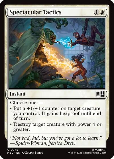 Spectacular Tactics (Commander: Marvel Super Heroes) Near Mint