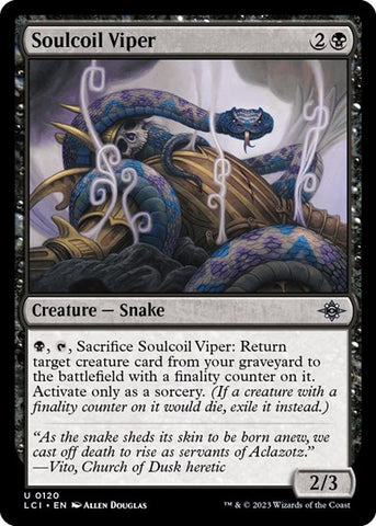 Soulcoil Viper (The Lost Caverns of Ixalan) Near Mint
